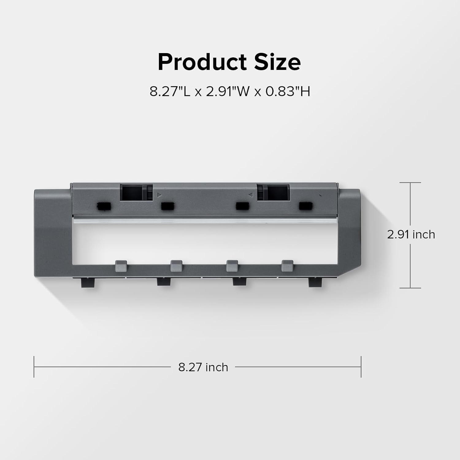 roborock QV 35S Robot Vacuum and Mop with Rubber Main Brush Cover Replacement