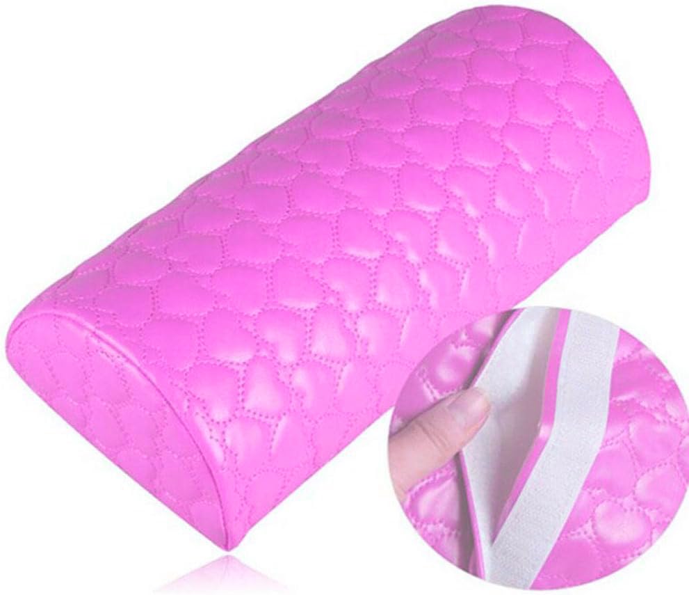 LATRAT Manicure Hand Cushion Nail Design Hand Rest Nail Studio Cushion Sponge Wrist Cushion for Salon Nail Art Nail Art Removable and Washable (Pink) - Image 4