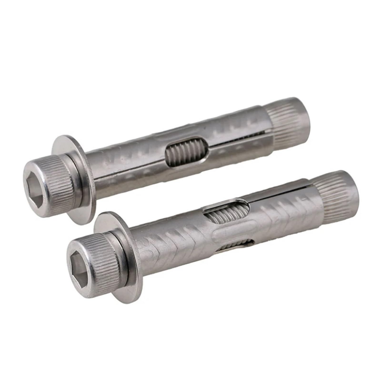 pernos de anclaje, Tornillo de expansión interno acero inoxidable 304, perno hexagonal, M6, M8, M10, M12, 1 unidad(100mm,M12)