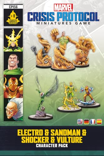Marvel: Crisis Protocol Electro & Sandman & Shocker & Vulture CHARACTER PACK miniatura 2