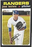 Jose Leclerc 2020 Topps Heritage Texas Rangers SP Card #446