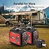 maXpeedingrods 4800W Inverter Generator Portable, Electric Start, Remote Start, Gas Powered Generator for Outdoor Camping, Home Backup, EPA Compliant