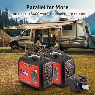 maXpeedingrods 4800W Inverter Generator Portable, Electric Start, Remote Start, Gas Powered Generator for Outdoor Camping, Home Backup, EPA Compliant