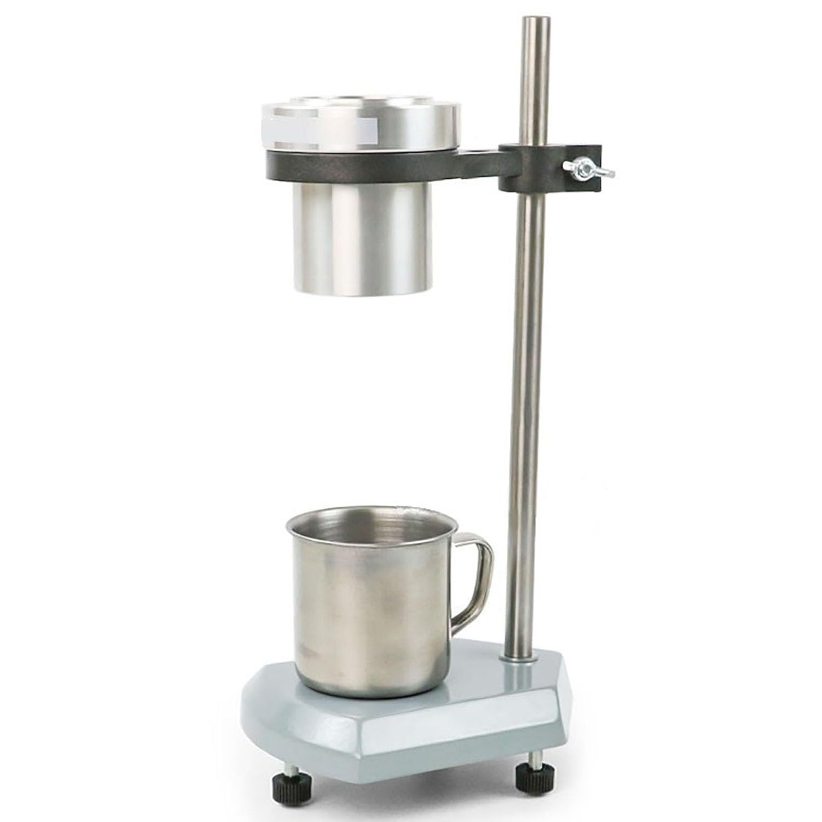 Viscosímetro de Pintura con Soporte Ajustable, Comprobador de Viscosidad Profesional de Escritorio, Capacidad de 100 ml, Rango de Medición 49-220 CST, Diámetro del Orificio 3,4 mm