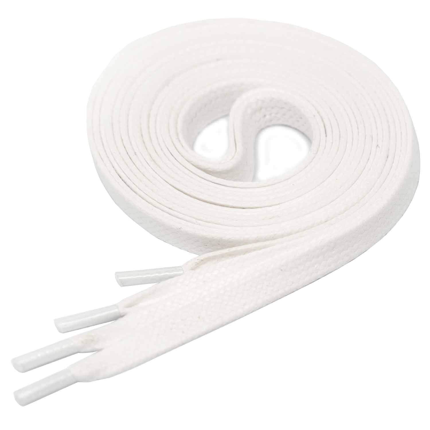 WISDOM White Flat Shoelaces for Athletic Running Sneakers Shoes Boot (pair of 2) (B08XKFCFGQ) Amazon Price History, Amazon Price Tracker