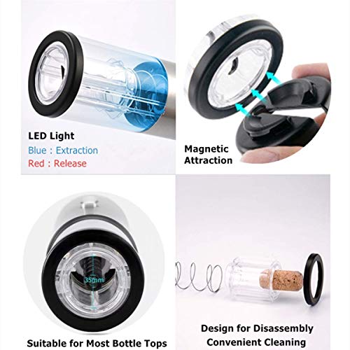 Fanuse-Elektrischer-Wein-Ffner-Wieder-Aufladbarer-Kabelloser-Automatischer-Korkenzieher-Aus-Edelstahl-mit-Folien-Schneider-USB-Lade-Kabel-LED-Kontroll-Leuchte-fuer-Den-Heim-Gebrauch