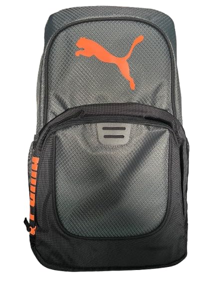 PUMA Mochila Evercat Contender, Cinza Laranja, Tamanho Único (Cinza Laranja Tamanho Único)