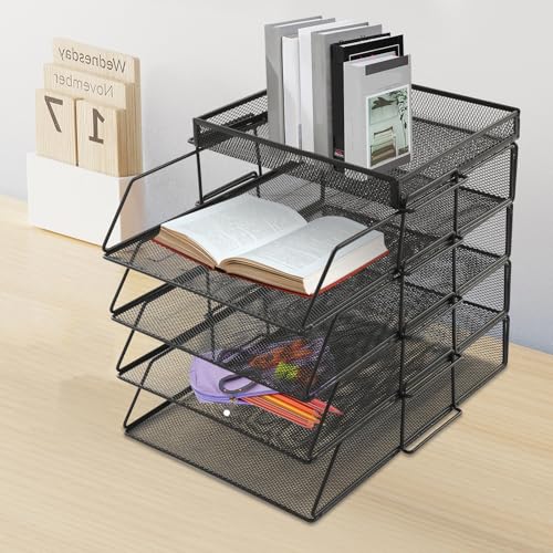 Plateau de collecte de papier pour ranger les documents et désencombrer la table - 4