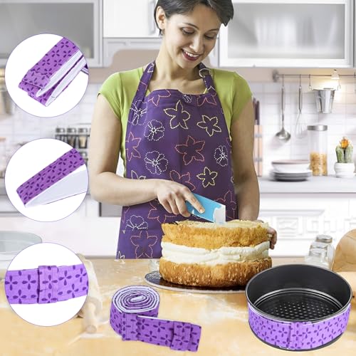 Bandes de cuisson gâteau résistantes à la chaleur - Qualité durable lot de 8 - 6