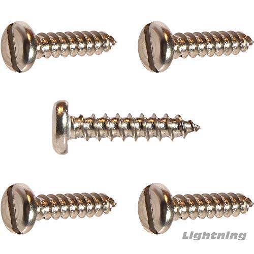 Tornillo para chapa acero inoxidable #6X3/8" pack 25