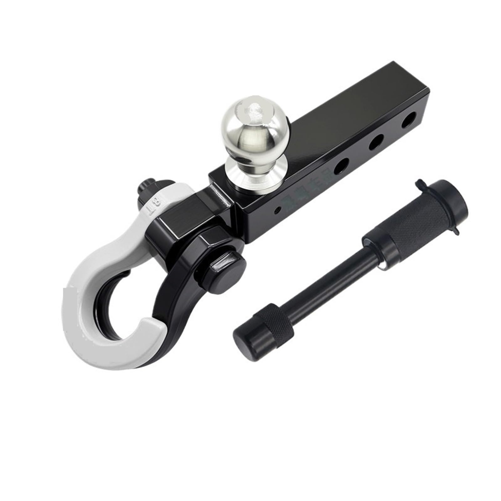 Montaje de Bola de Enganche de Remolque con grillete de Anillo en D Receptor | Receptor de enganche de grillete de servicio pesado, for remolque y recuperación