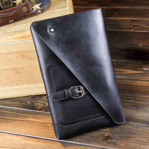 Men's Handbags，Mens Clutch Bag Leather PU Business Wallet for Daily or Travel Use,Envelope Bag (Color : D)4