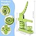 DCBADGE Button Maker Machine, Pin Maker Machine Kit (3rd Gen) Installation-Free DIY, Badge Maker Button Press Machine with Free Button Parts&Circle Cutter&Wrench Gadget (Green, 58mm（2.25in）)
