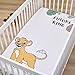 Disney Lion King Teal, Sage, White and Gold Simba Future King Cotton Photo Op Fitted Crib Sheet