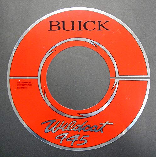 1964 1965 1966 BUICK 401 NAILHEAD 445 WILDCAT AIR CLEANER DECAL For Electra, Wildcat, Riviera, LeSabre -