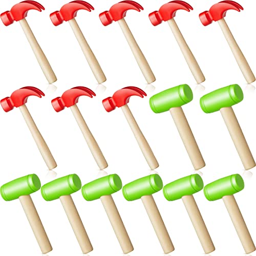 Image of Deekin Small Toy Hammers Simulation Educational Tool Toys, 16 Pcs, 2 Style