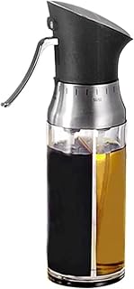 Olive Oil Sprayer Bottle For Cooking, Vinegar Dispenser For Bbq Grilling Baking Roasting Salad, Kitchen Oil Mister 100ml 3.4oz, Premium Glass Sprayer For Low-fat Healthy Cooking