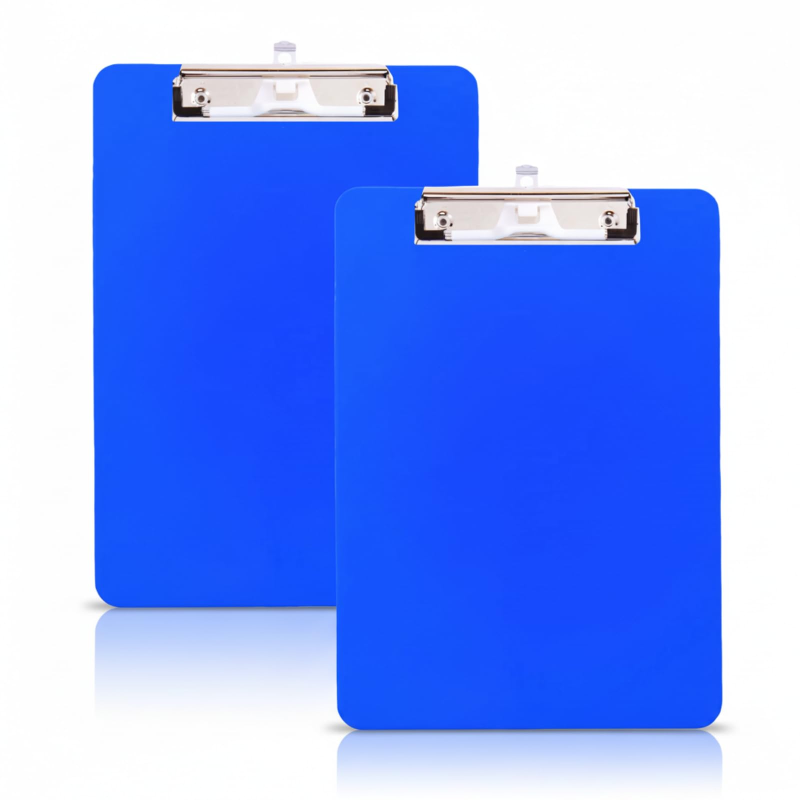2 PCS Blue Plastic Clipboard with Pen Holder,Nursing Clipboard Standard Letter A4 Size,Thickened Clip Boards 8.5x11,Hanging Clipboards for Women Kids Students School Office Home โ image 1