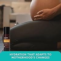 Vista 6 de Mambino Organics Oh Baby! Aceite de vientre para mujeres embarazadas, aceite orgánico para estrías para embarazo, elasticidad de la piel posparto