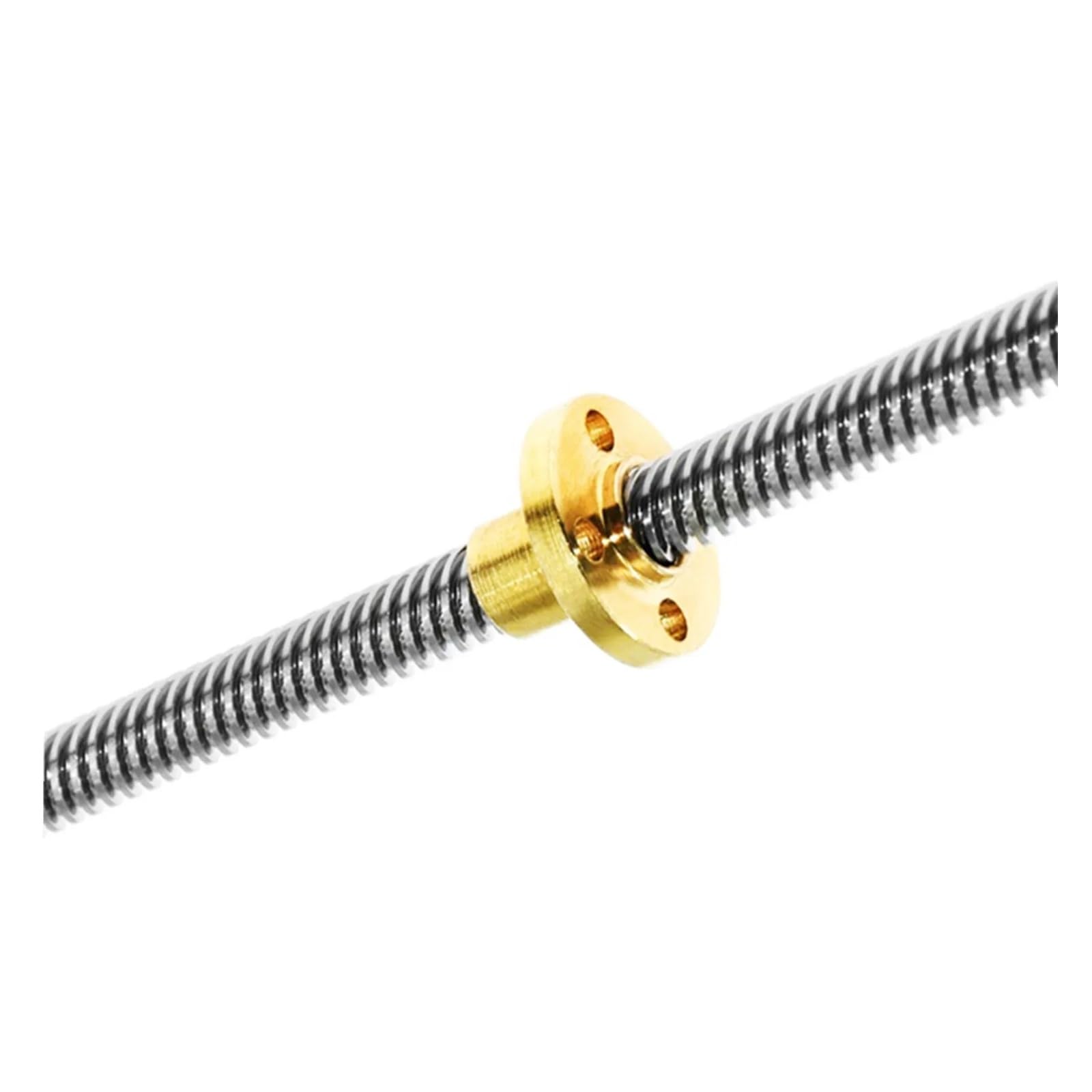 Metal Ball Screw nut T8 Lead Screw Trapezoidal Rod Lead CNC 3D Printer 12mm Length 100mm-400mm with Copper Nut(150mm)