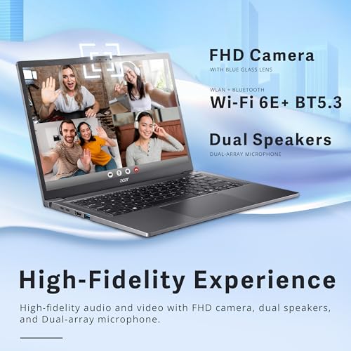 Acer Aspire 14" WUXGA Laptop Touchscreen Intel Ultra 9 miniatura 6