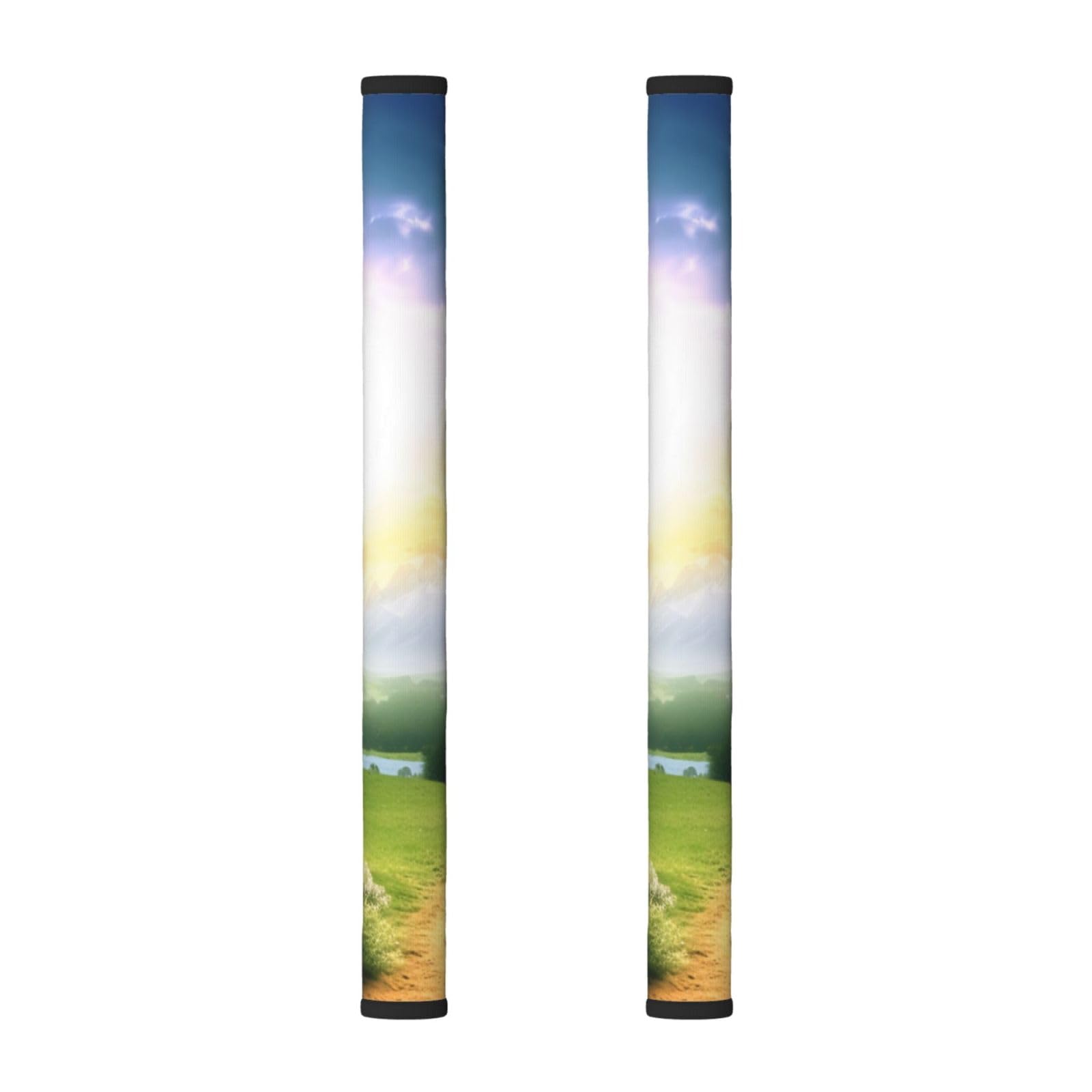 VGFJHNDF Refrigerator Door Handle Covers 2-Pack, Beautiful Landscape Printed Protect and Decorate for Fridge Ovens Dishwashers