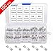 Produktbild FEIGO 100pcs Feinsicherung Glassicherung Glas Glasröhre Sicherungen assortierte Kit Amp 0.2A-20A mit Aufbewahrungsbox Sortimentskiste 5 x 20 mm