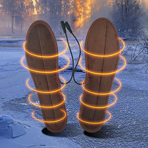 Plantillas térmicas eléctricas USB calentables para invierno miniatura 3