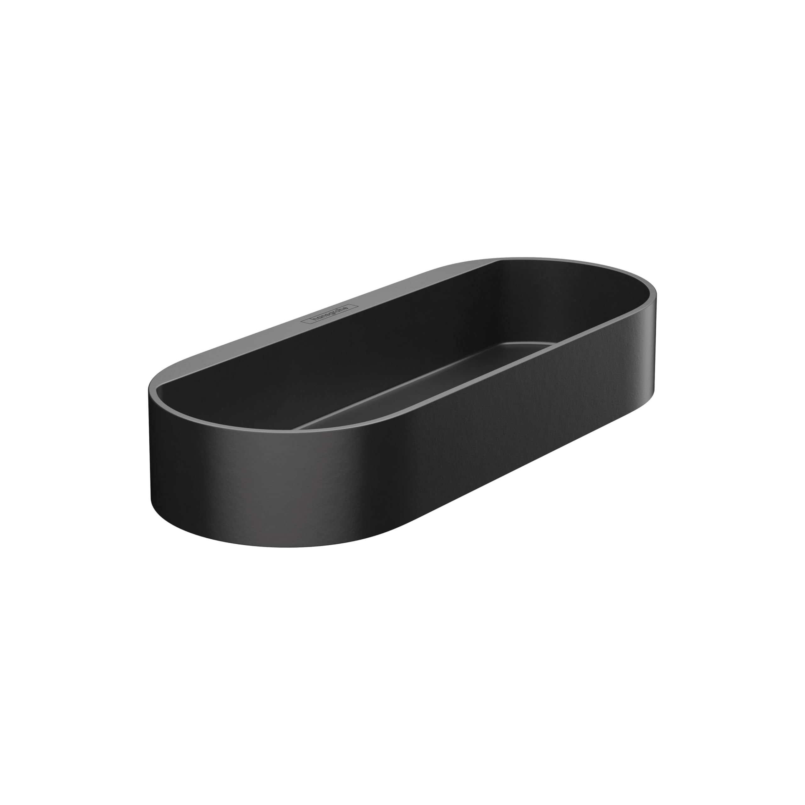 hansgrohe WallStoris 4-inch Modern Storage Basket in Matte Black, 27913670
