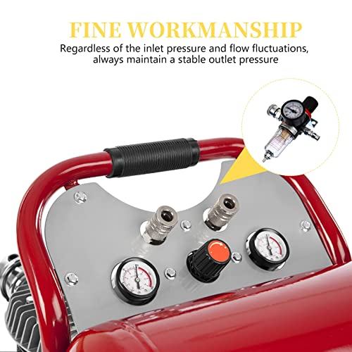 TEHAUX 2 Unidades Filtração Separação De Água Regulador De Pressão Regulador De Filtro De Ar Óleo Se