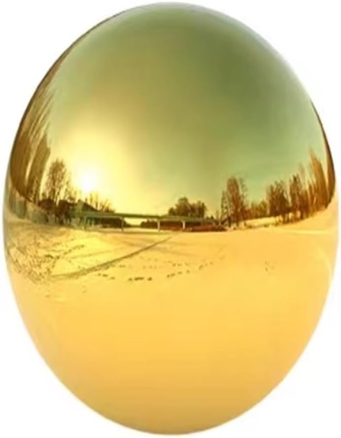 Garden Gazing Ball, Mirror finish Seamless Gazing Globe Mirror Polished Hollow Ball,Mirror Polished Reflective Garden Sphere,Stainless Steel Gazing Ball Seamless Gazing Globe (C) (Size : 5pc 32mm) ( C