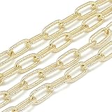 El paquete incluye: 1 rollo de cadena de cable de aluminio de 5 metros de largo y 16 mm de ancho, 2 mm de grosor.