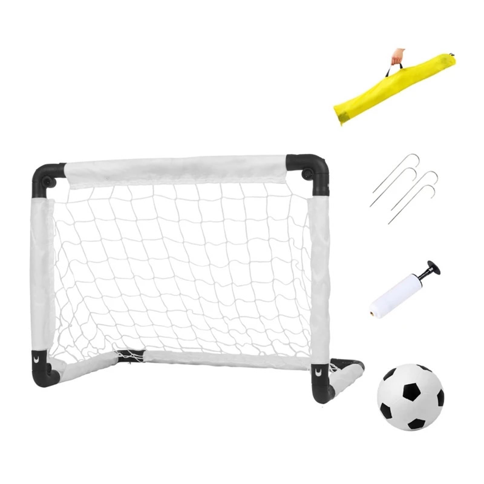 Porta da calcio pieghevole Porte da calcio pieghevoli portatili for bambini Rete leggera for palloni for che si allenano e giocano in famiglia