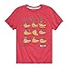 Dog Man Expressions - Youth Short Sleeve Tee Heather Red