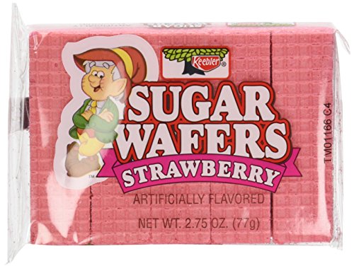 Keebler Strawberry Sugar Wafers Twelve 2.75 Ounce Packs