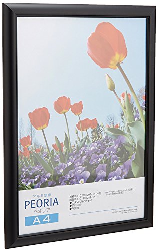 HAKUBA アルミ額縁 ペオリア A4 ブラック 10枚セット AMZFAPE-BK10A4