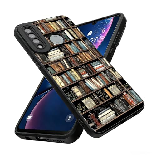 Threehao Funda para Huawei P30 Lite, Delgado Suave Silicona Negro Carcasa con Estanterías Creativos Dibujos, Antigolpes Anti-arañazos Protectora