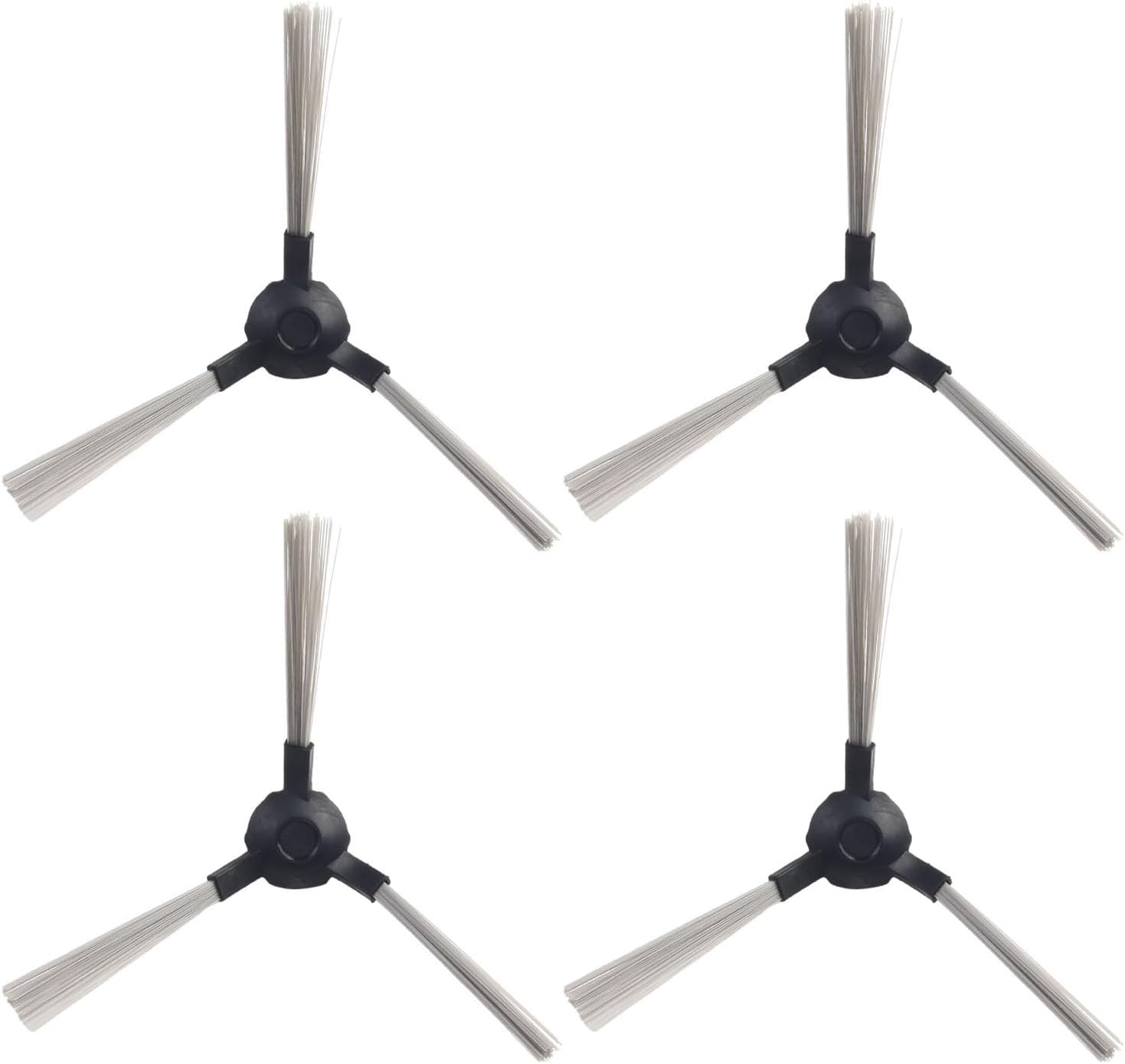 Robust Edge Brushes for Use with For ZOOZEE Z70 Robot Vacuum Cleaner Effective Dust Removal (4 PACK)