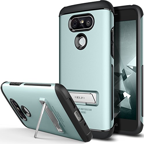 LG G5 Case, OBLIQ [Skyline Advance][Mint] with Metal Kickstand Thin Dual Layered Metallic Heavy Duty Hard Protection Hybrid High Quality Case for LG G5 (2016)