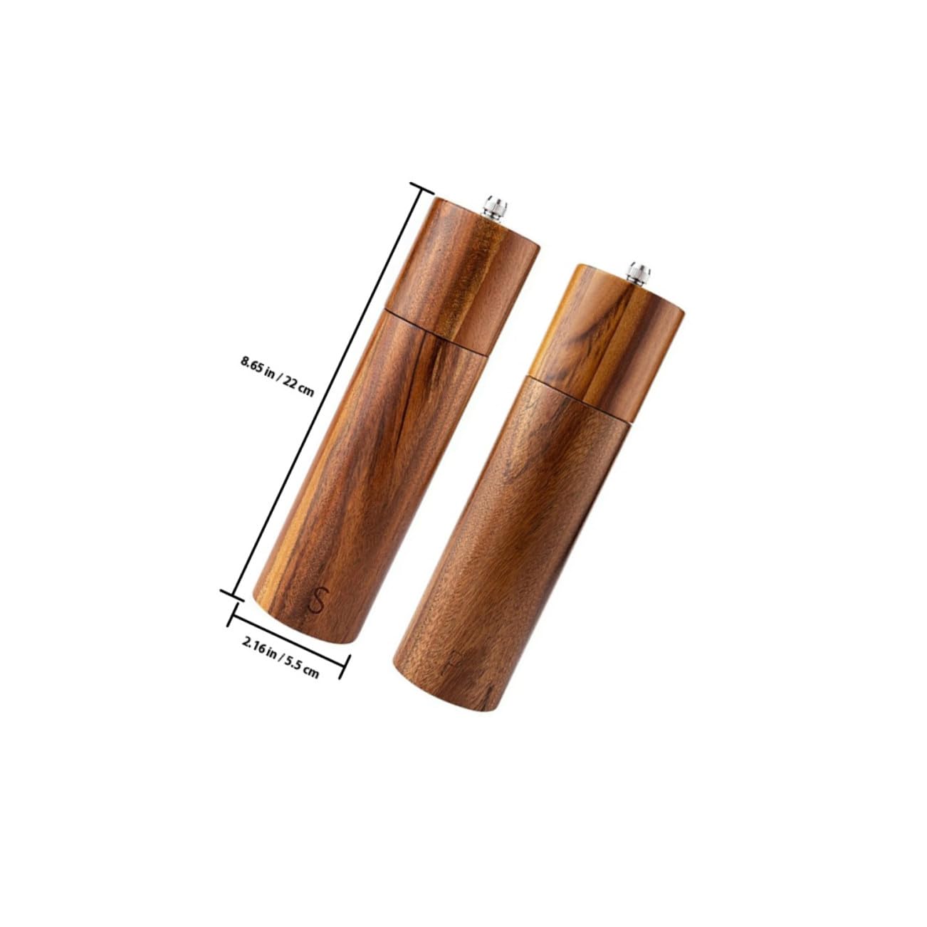 PRETYZOOM Manual De Pimienta y Sal De Pimienta De Cocina De Practico Para Uso La Mesa Ceramica Madera De Pino