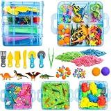 AGENTLAN Dino & Ocean Sensory Sensory Bin with Play Sand