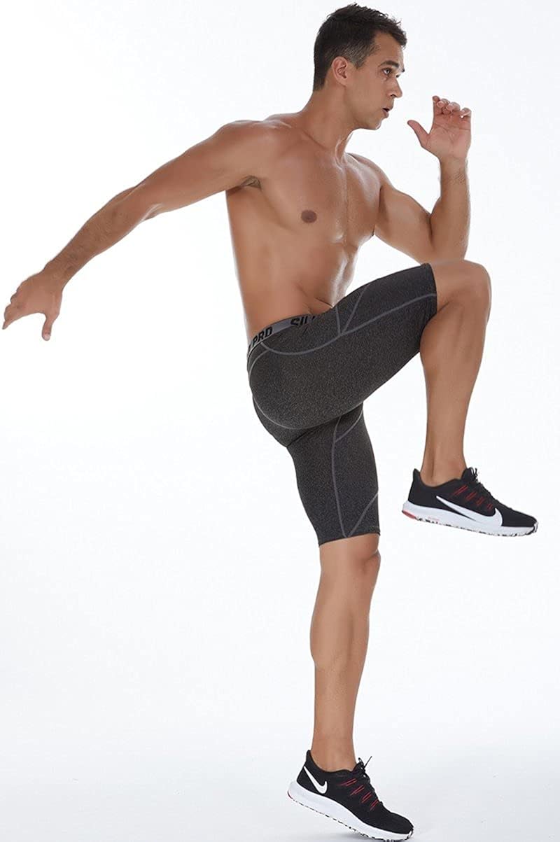 SILKWORLD Mens Compression Shorts with 