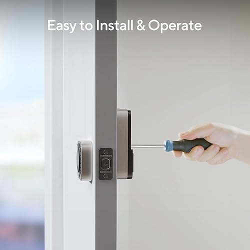 Miniatura 9 de ULTRALOQ Cerradura inteligente Bolt Fingerprint Matter 2025, cerradura de puerta de entrada sin llave de huellas dactilares, funciona con Apple