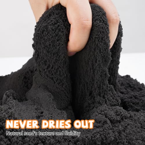 Image of NiToy Play Sand, FlexiSand (1 kg, Black)