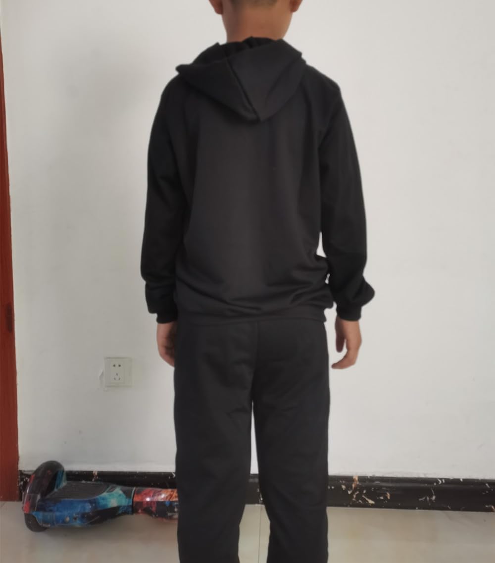 Strój sportowy dla dzieci z nadrukiem kreskówki 3D, sweter rekreacyjny dla dzieci, bluza z kapturem + spodnie