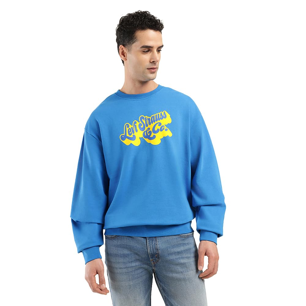 Levi's Cotton Men Turtle Neck Sweatshirt in neutral