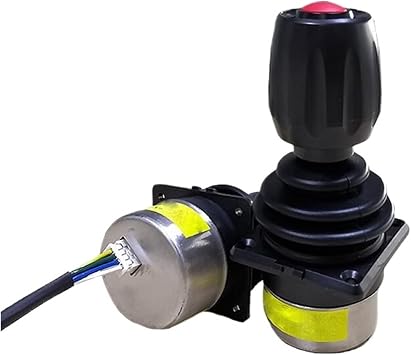 SMC35B3G Three-axis Industrial Joystick Automation Equipment Electric Control Handle Cross Limit(Blu,DC5V output RS232)