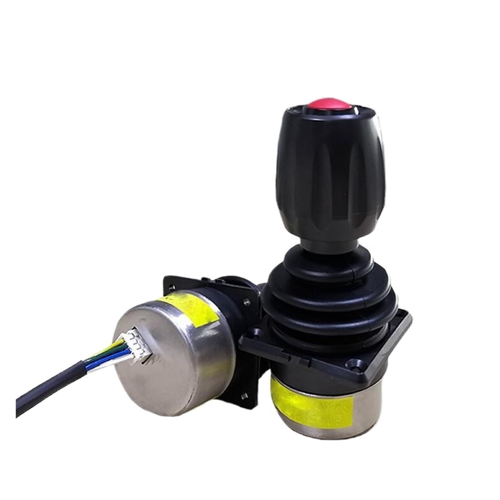 DMETE Controlador de palanca de mando Equipo de automatización de joystick industrial de tres ejes SMC35B3G Control eléctrico Mango de límite circular Maniobras seguras(Nero,DC5V output 0-5V)