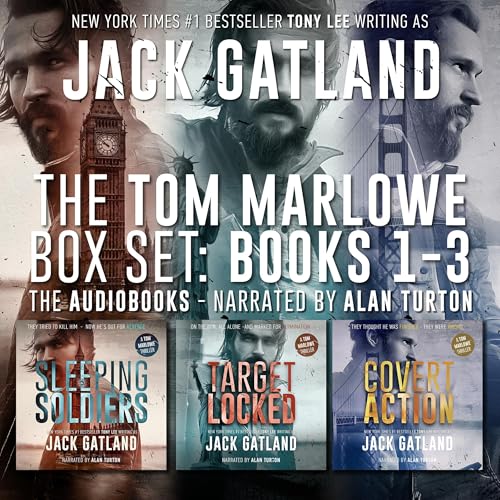 The Tom Marlowe Boxset, Books 1-3 Audiolivro Por Jack Gatland capa