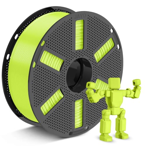 Image of JAYO PETG 3D Printer Filament 1.75mm, 1.1kg Reusable Spool, Leaf Green